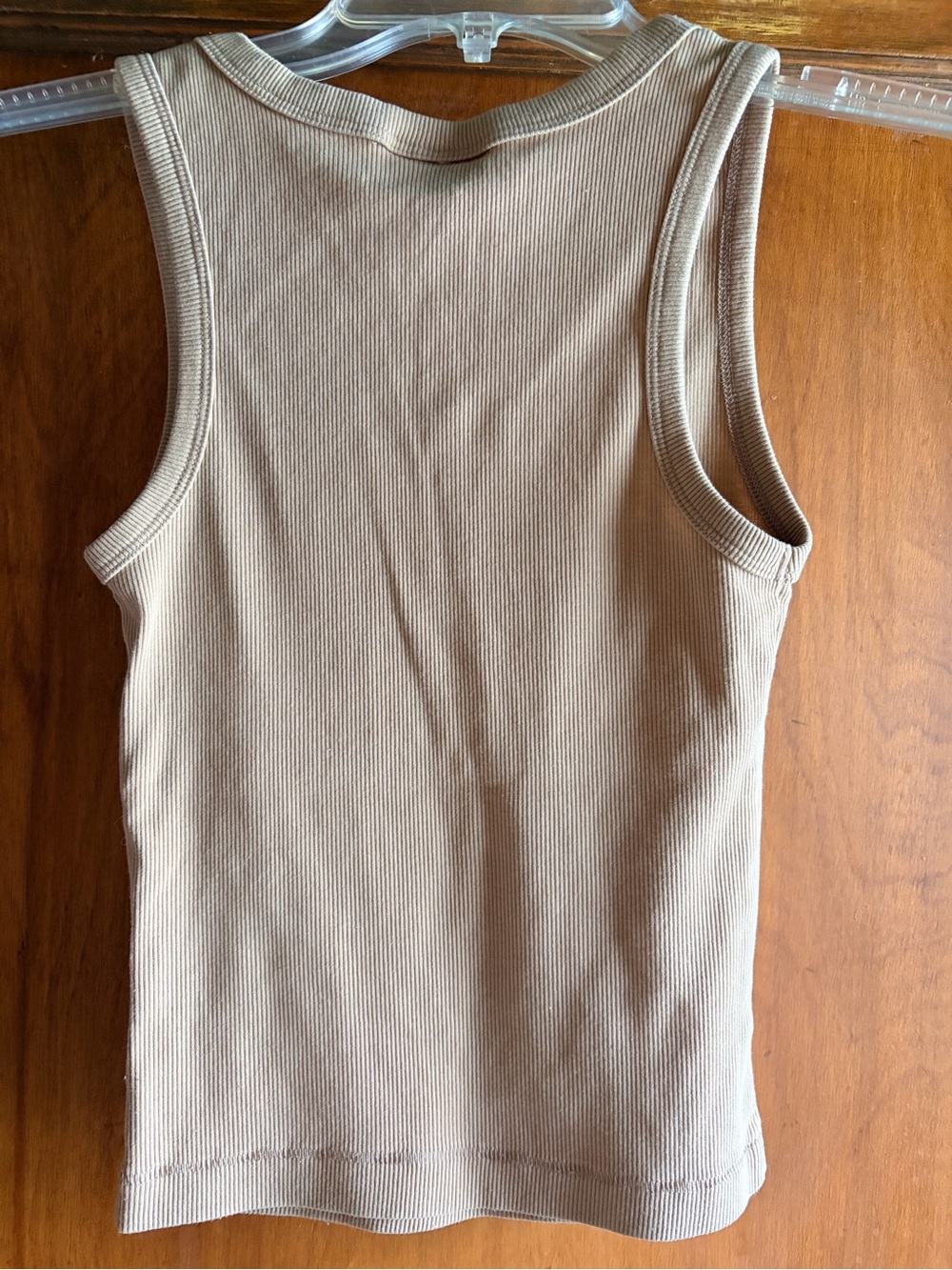 Universal Thread Ribbed Tank Top in Tan - Picture 3 of 3